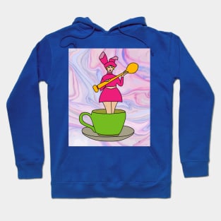 Coffee Cup Bathing Drinking Crazy Hoodie